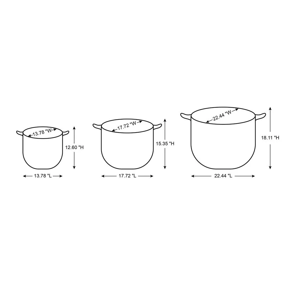 Glitzhome Natural/White Round Wicker Baskets (Set Of 3) 8 Glitzhome Natural/White Round Wicker Baskets (Set Of 3) - Image 6