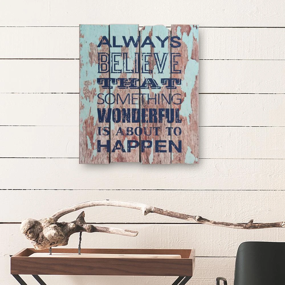 Stonebriar Collection 19 In. X 16 In. Wooden Wall Art 7 Stonebriar Collection 19 In. X 16 In. Wooden Wall Art - Image 5