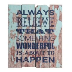 Stonebriar Collection 19 In. X 16 In. Wooden Wall Art