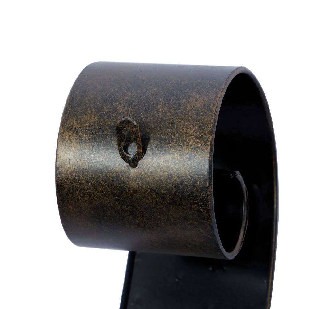 LITTON LANE 19 In. X 5 In. Scrolled Iron Candle Sconces With Metallic Brown Finish (Pair) 8 LITTON LANE 19 In. X 5 In. Scrolled Iron Candle Sconces With Metallic Brown Finish (Pair) - Image 6