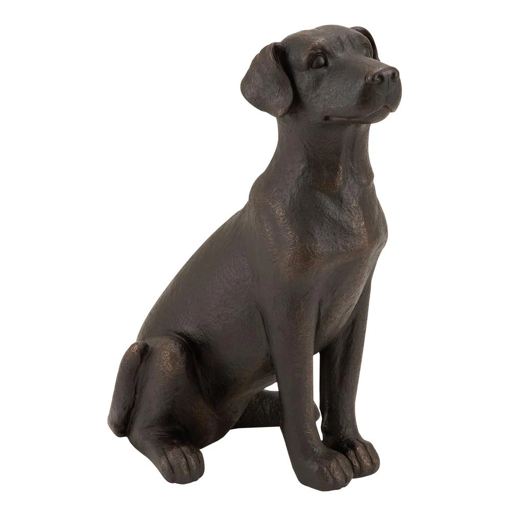 LITTON LANE 16 In. Bronze Labradore Decorative Figurine 5 LITTON LANE 16 In. Bronze Labradore Decorative Figurine - Image 3