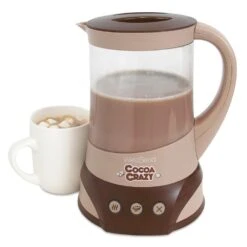 West Bend Cocoa Crazy 4-Cup Hot Beverage Machine 32 Oz. Brown With Removable Pitcher Easy Serving And Nonstick For Easy Cleanup -Tool Discount Store brown west bend electric kettles cl50032 c3 1000