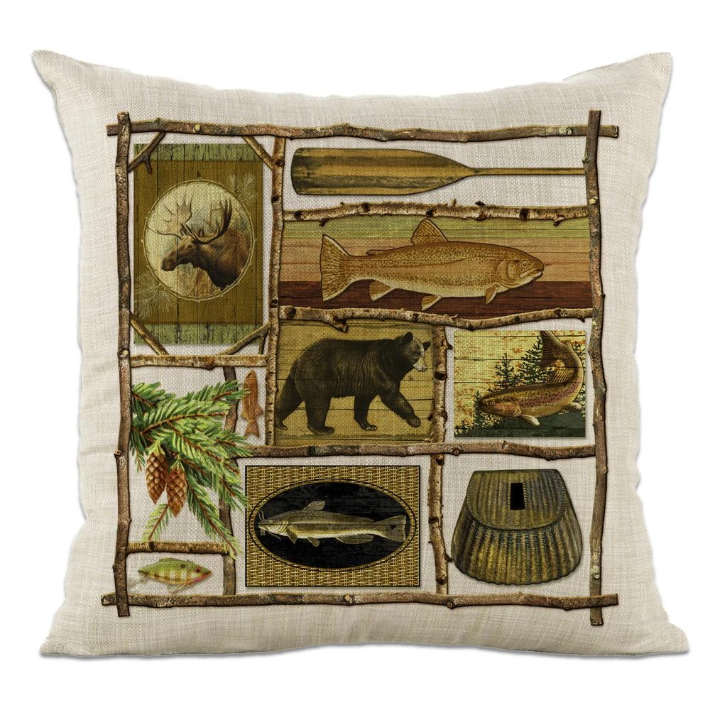 Heritage Lace Lodge Hollow Nature Scene 12 In X 20 In Throw Pillow Cover 5 Heritage Lace Lodge Hollow Nature Scene 12 In X 20 In Throw Pillow Cover - Image 3