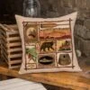 Heritage Lace Lodge Hollow Nature Scene 12 In X 20 In Throw Pillow Cover -Tool Discount Store browns tans heritage lace throw pillows lh pc6 64 1000