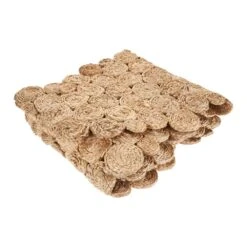 LR Resources Natural Jute LR12028-NAT1468 1 Ft. 4 In. X 6 Ft. 8 In. Indoor Rectangle Natural Table Runner -Tool Discount Store browns tans lr resources table runners natur12028nat1468 4f 1000
