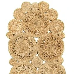 LR Resources Natural Jute Rectangle 1 Ft. 4 In. X 6 Ft. 8 In. Indoor Natural Table Runner -Tool Discount Store browns tans lr resources table runners natur32014nat1468 4f 1000