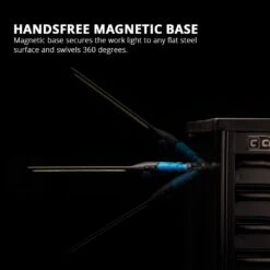 Capri Tools Ultra-Thin 620 Lumens COB LED Work Light In Cool White And UV Dual Mode Magnetic Swivel Base 12 Capri Tools Ultra-Thin 620 Lumens COB LED Work Light In Cool White And UV Dual Mode Magnetic Swivel Base -Tool Discount Store capri tools jobsite lighting cp41800 1f 1000