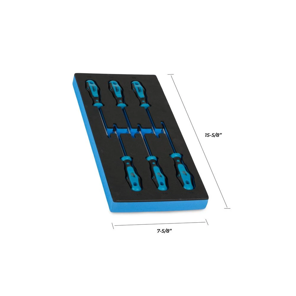 Capri Tools Kontour Star Screwdriver Set With The Mechanic’s Tray (6-Piece) 4 Capri Tools Kontour Star Screwdriver Set With The Mechanic’s Tray (6-Piece) - Image 2