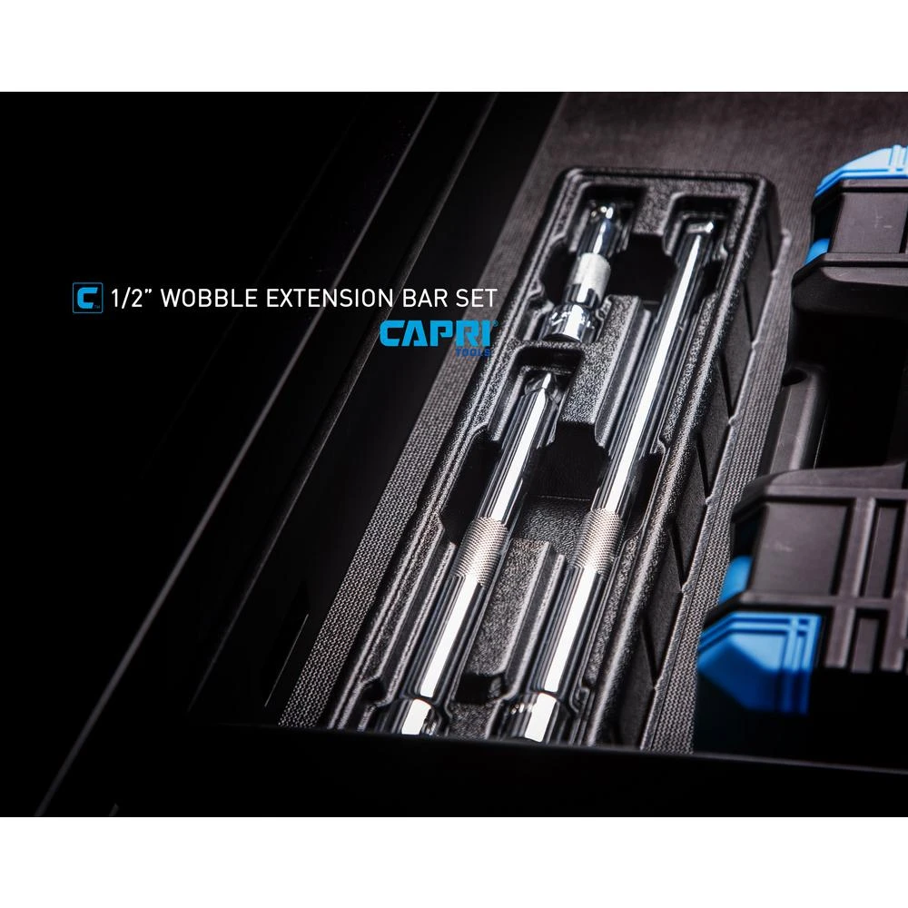 Capri Tools 1/2 In. Drive 5, 10, 15 In. Wobble Extension Bar Set (3-Piece) 8 Capri Tools 1/2 In. Drive 5, 10, 15 In. Wobble Extension Bar Set (3-Piece) - Image 6