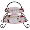 Certified International Napa 9 In. 2-Tier Multicolored Server -Tool Discount Store certified international cake stands tiered cake stands 28139 64 1000