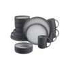 Home Decorators Collection Pierce 16-Piece Charcoal And Shadow Gray Contrast Stoneware Dinnerware Set (Service For 4) 2 Home Decorators Collection Pierce 16-Piece Charcoal And Shadow Gray Contrast Stoneware Dinnerware Set (Service For 4) -Tool Discount Store charcoal and shadow gray home decorators collection dinnerware sets hl861650 64 1000