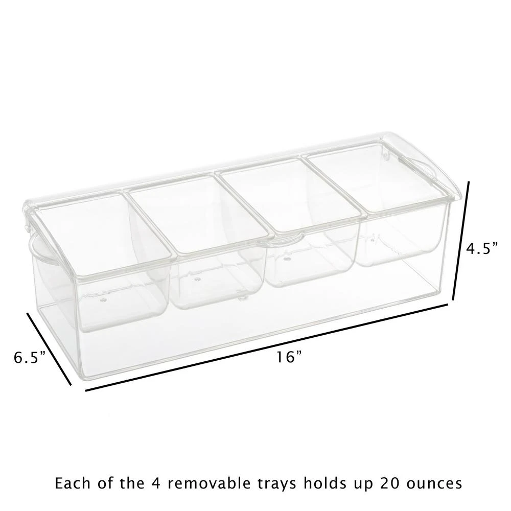 Classic Cuisine Cold Condiment Tray With Ice Chamber 6 Classic Cuisine Cold Condiment Tray With Ice Chamber - Image 4