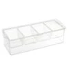 Classic Cuisine Cold Condiment Tray With Ice Chamber 1 Classic Cuisine Cold Condiment Tray With Ice Chamber -Tool Discount Store clear classic cuisine serving trays hw031082 64 1000
