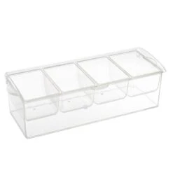 Classic Cuisine Cold Condiment Tray With Ice Chamber