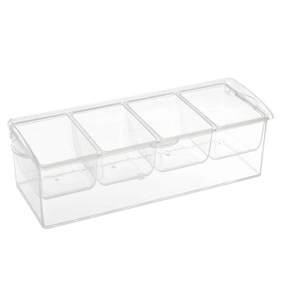 Classic Cuisine Cold Condiment Tray With Ice Chamber 3 Classic Cuisine Cold Condiment Tray With Ice Chamber