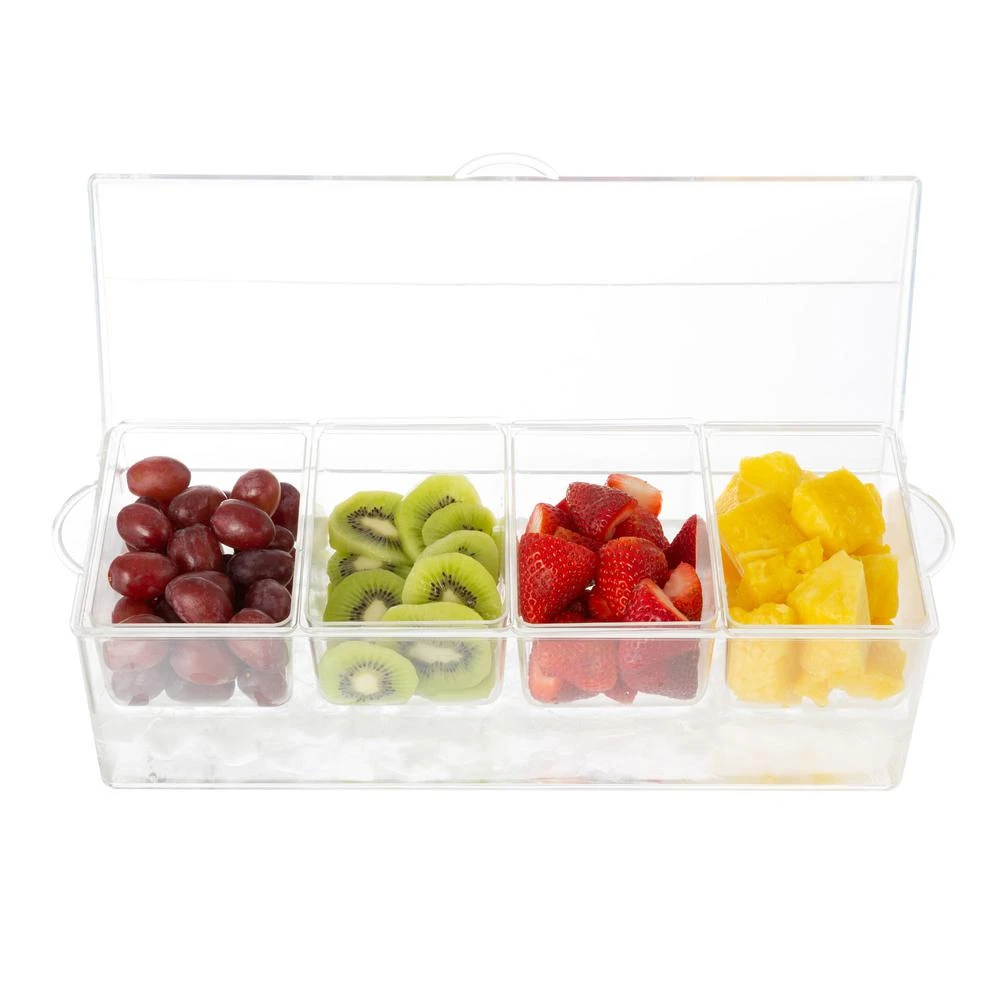 Classic Cuisine Cold Condiment Tray With Ice Chamber 4 Classic Cuisine Cold Condiment Tray With Ice Chamber - Image 2