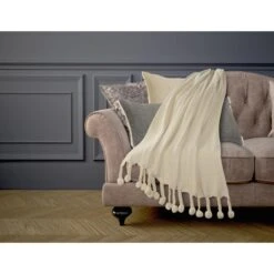 LR Home Embroidery Braided Cream Chevron Herringbone Cotton Throw Blanket 13 LR Home Embroidery Braided Cream Chevron Herringbone Cotton Throw Blanket -Tool Discount Store cream lr home throw blankets throw80181nat4250 31 1000