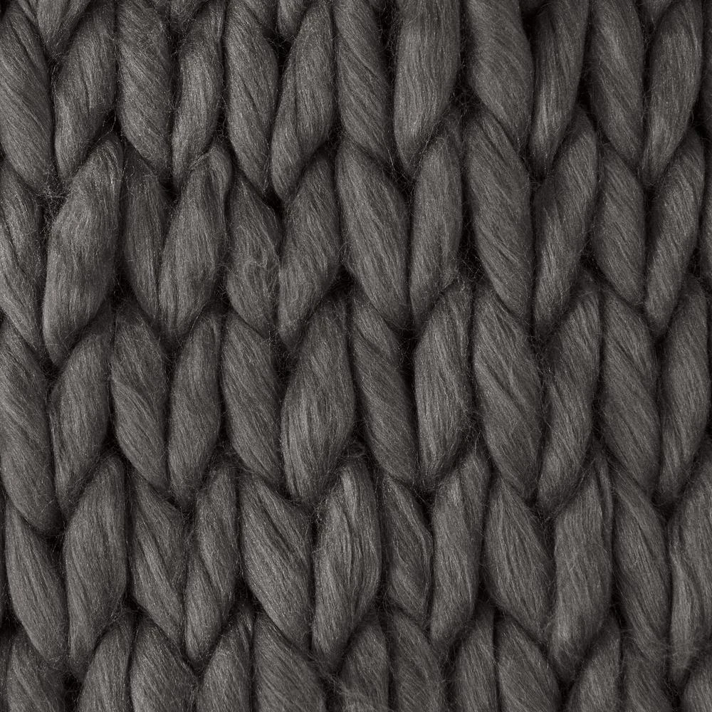 Noble House Marnie Dark Grey Acrylic Throw Blanket 5 Noble House Marnie Dark Grey Acrylic Throw Blanket - Image 3