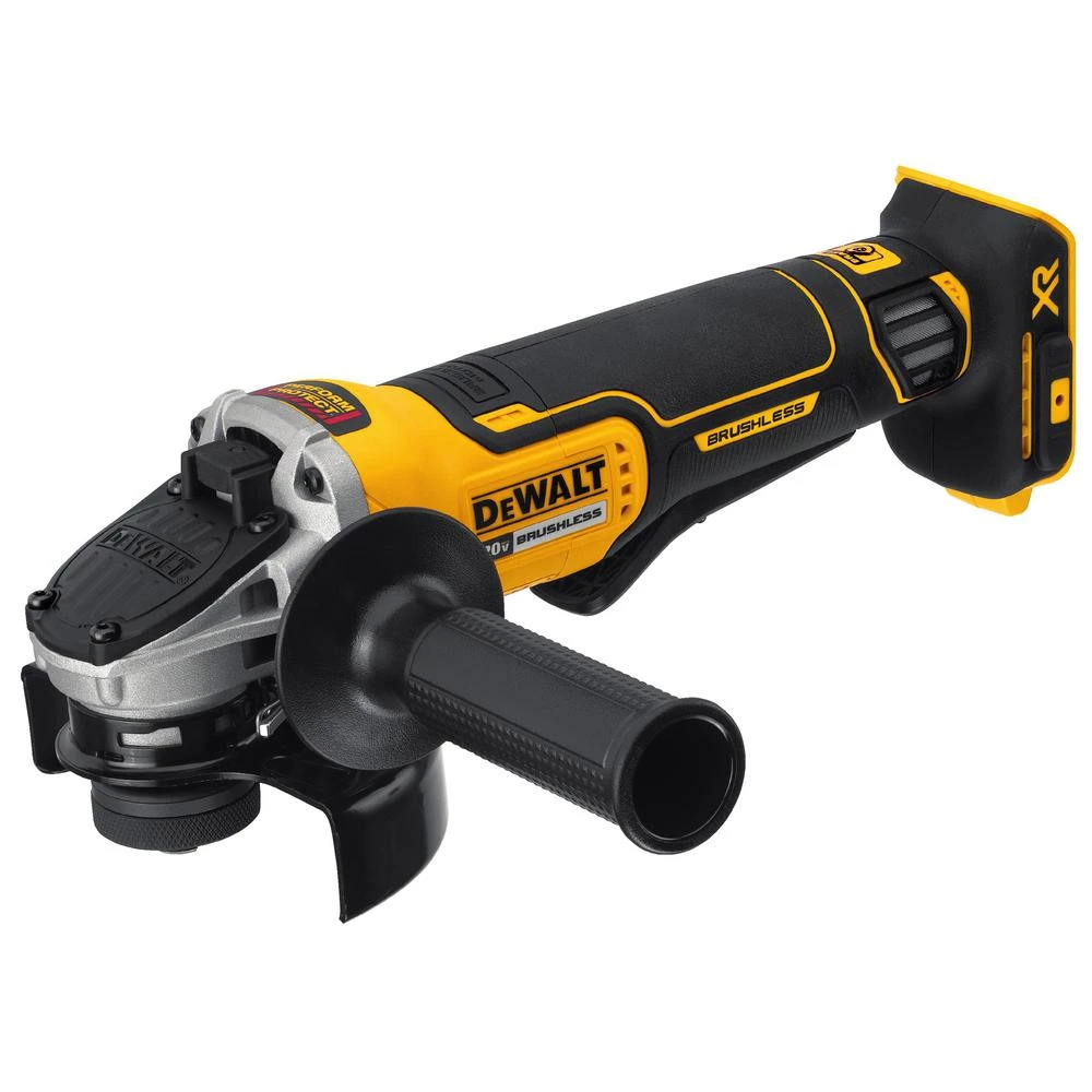 DEWALT 20-Volt MAX XR Cordless Brushless 4-1/2 In. Paddle Switch Small Angle Grinder With (1) 20-Volt 4.0Ah Battery & Charger 4 DEWALT 20-Volt MAX XR Cordless Brushless 4-1/2 In. Paddle Switch Small Angle Grinder With (1) 20-Volt 4.0Ah Battery & Charger - Image 2