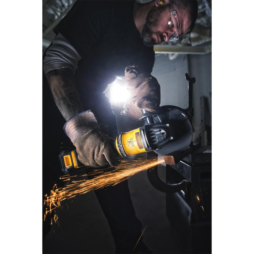DEWALT 20-Volt MAX XR Cordless Brushless 4-1/2 In. Paddle Switch Small Angle Grinder With (1) 20-Volt 4.0Ah Battery & Charger 8 DEWALT 20-Volt MAX XR Cordless Brushless 4-1/2 In. Paddle Switch Small Angle Grinder With (1) 20-Volt 4.0Ah Battery & Charger - Image 6