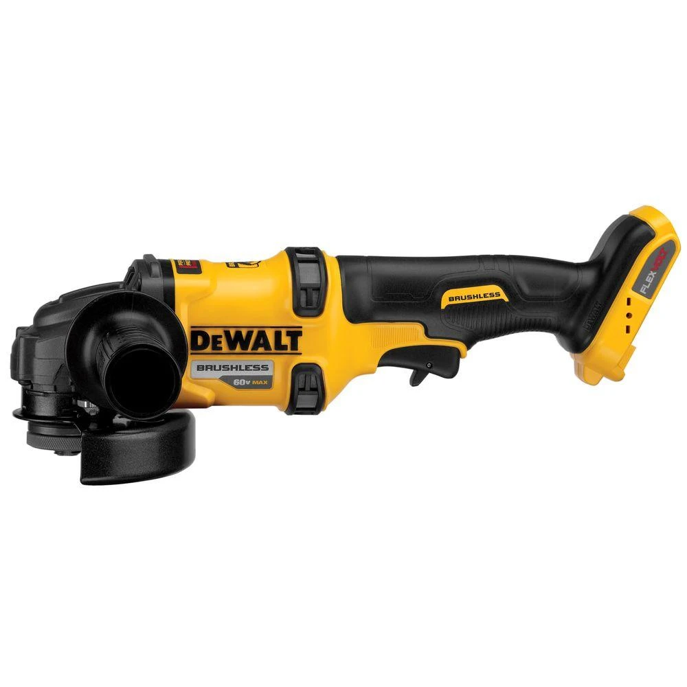 DEWALT FLEXVOLT 60-Volt MAX Cordless Brushless 4-1/2 In. Angle Grinder With Kickback Brake (Tool-Only) 7 DEWALT FLEXVOLT 60-Volt MAX Cordless Brushless 4-1/2 In. Angle Grinder With Kickback Brake (Tool-Only) - Image 5