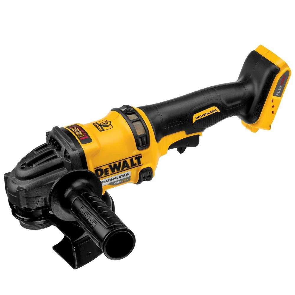 DEWALT FLEXVOLT 60-Volt MAX Cordless Brushless 4-1/2 In. Angle Grinder With Kickback Brake (Tool-Only) 8 DEWALT FLEXVOLT 60-Volt MAX Cordless Brushless 4-1/2 In. Angle Grinder With Kickback Brake (Tool-Only) - Image 6