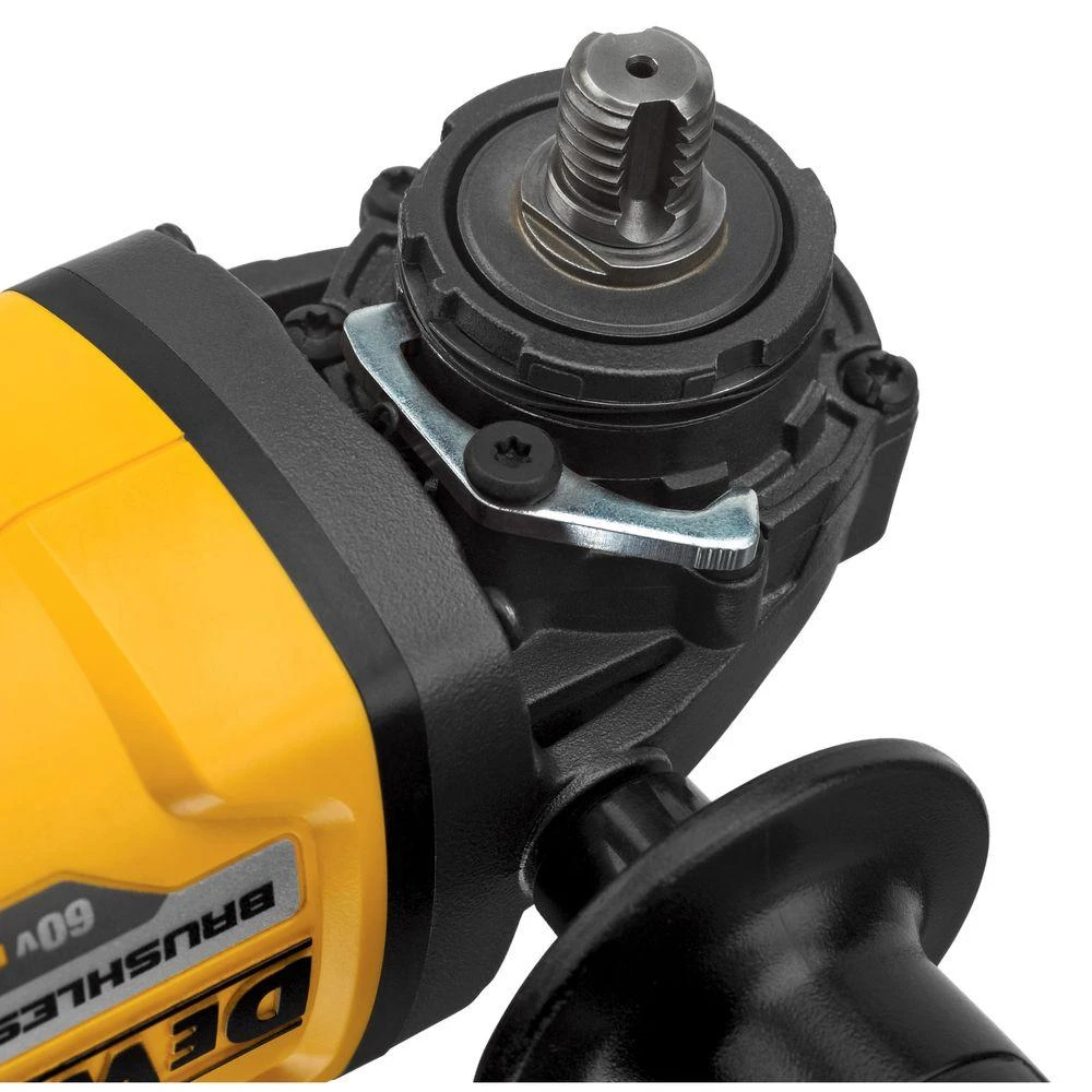 DEWALT FLEXVOLT 60-Volt MAX Cordless Brushless 4-1/2 In. Angle Grinder With Kickback Brake & (1) FLEXVOLT 6.0Ah Battery 10 DEWALT FLEXVOLT 60-Volt MAX Cordless Brushless 4-1/2 In. Angle Grinder With Kickback Brake & (1) FLEXVOLT 6.0Ah Battery - Image 8