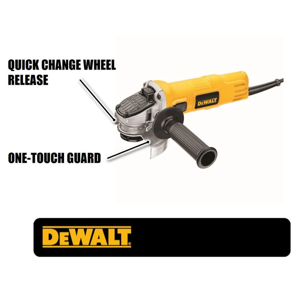 DEWALT 7 Amp 4-1/2 In. Small Angle Grinder With 1-Touch Guard (2-Pack) 4 DEWALT 7 Amp 4-1/2 In. Small Angle Grinder With 1-Touch Guard (2-Pack) - Image 2