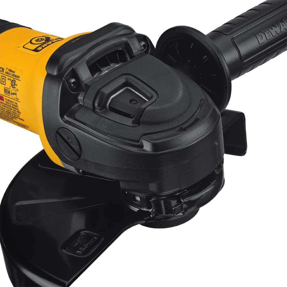 DEWALT 13-Amp Corded 7 In. Brushless Angle Grinder With Rat Tail 5 DEWALT 13-Amp Corded 7 In. Brushless Angle Grinder With Rat Tail - Image 3