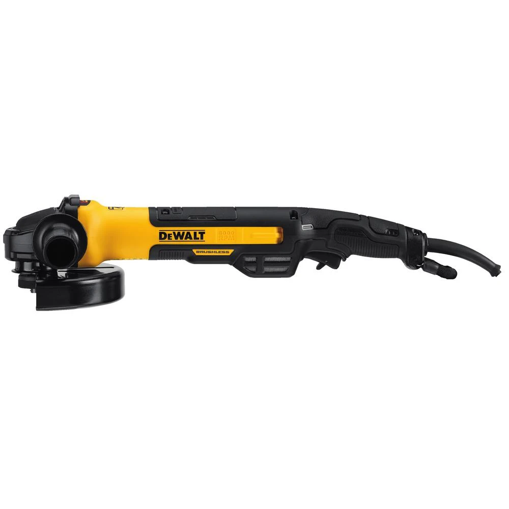 DEWALT 13-Amp Corded 7 In. Brushless Angle Grinder With Rat Tail 4 DEWALT 13-Amp Corded 7 In. Brushless Angle Grinder With Rat Tail - Image 2