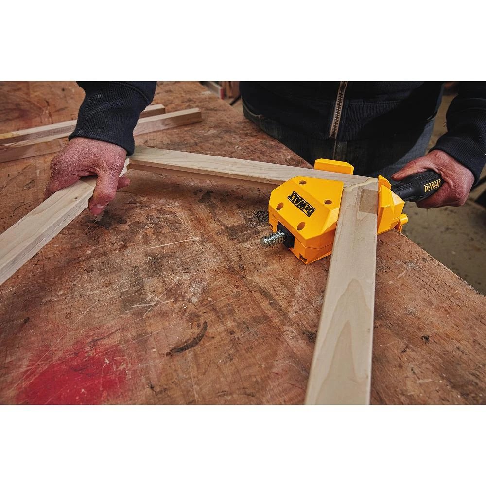 DEWALT 90-Degree 250 Lb. Angle Clamp W/(2) Table Clamps 4 DEWALT 90-Degree 250 Lb. Angle Clamp W/(2) Table Clamps - Image 2