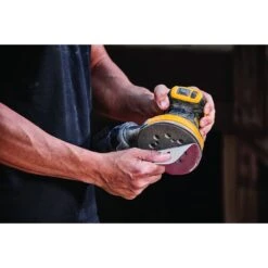 DEWALT 20-Volt MAX XR Cordless Brushless 5 In. Random Orbital Sander With (1) 20-Volt Battery 3.0Ah -Tool Discount Store dewalt disc orbital sanders dcw210bw230 40 1000