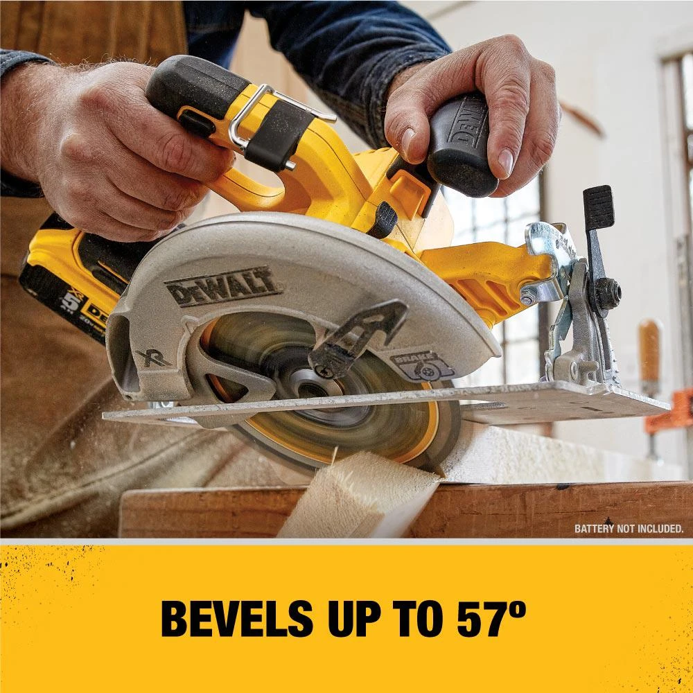 DEWALT 20-Volt MAX XR Cordless Brushless 5 In. Random Orbital Sander With 7-1/4 In. Circular Saw & (1) 20-Volt Battery 4.0Ah 11 DEWALT 20-Volt MAX XR Cordless Brushless 5 In. Random Orbital Sander With 7-1/4 In. Circular Saw & (1) 20-Volt Battery 4.0Ah - Image 9