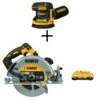 DEWALT 20-Volt MAX XRÂ Cordless Brushless 5 In. Random Orbital Sander With 7-1/4 In. Circular Saw & (1) 20-Volt Battery 4.0Ah 1 DEWALT 20-Volt MAX XRÂ Cordless Brushless 5 In. Random Orbital Sander With 7-1/4 In. Circular Saw & (1) 20-Volt Battery 4.0Ah -Tool Discount Store dewalt disc orbital sanders dcw210bw570240 64 1000