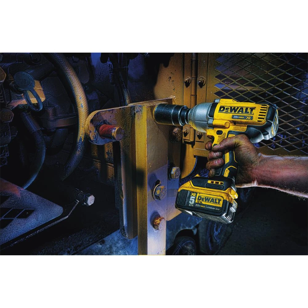 DEWALT 20-Volt MAX XR Cordless Brushless 1/2 In. High Torque Impact Wrench With Detent Pin Anvil, (1) 20-Volt 4.0Ah Battery 14 DEWALT 20-Volt MAX XR Cordless Brushless 1/2 In. High Torque Impact Wrench With Detent Pin Anvil, (1) 20-Volt 4.0Ah Battery - Image 12