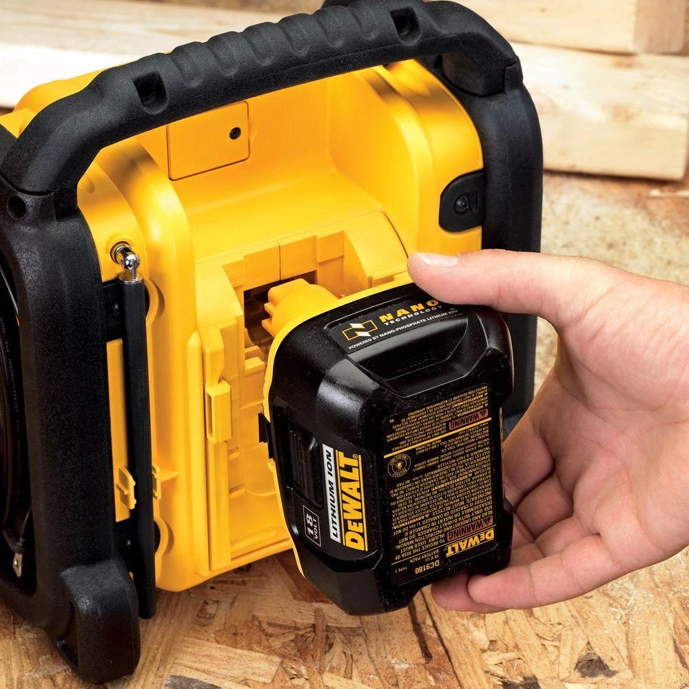DEWALT 20-Volt MAX Compact Corded / Cordless Worksite Radio 15 DEWALT 20-Volt MAX Compact Corded / Cordless Worksite Radio - Image 13