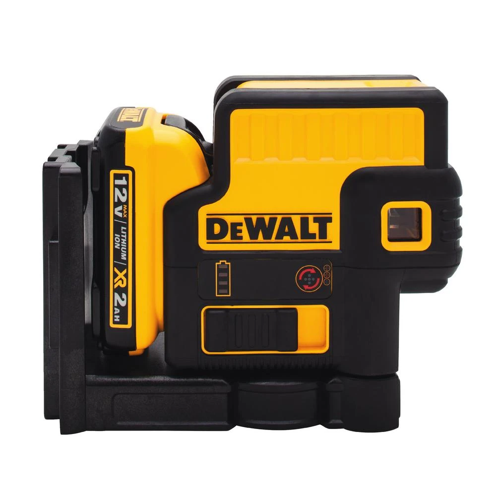 DEWALT 12-Volt MAX Lithium-Ion 100 Ft. Red Self-Leveling 5-Spot Line Laser Level With (4) AA Batteries & TSTAK Case 4 DEWALT 12-Volt MAX Lithium-Ion 100 Ft. Red Self-Leveling 5-Spot Line Laser Level With (4) AA Batteries & TSTAK Case - Image 2