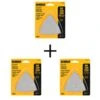 DEWALT Hook-and-Loop Triangle Sandpaper Assortment (36-Piece) 2 DEWALT Hook-and-Loop Triangle Sandpaper Assortment (36-Piece) -Tool Discount Store dewalt oscillating tool attachments dwasptri3x3 64 1000