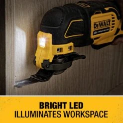 DEWALT ATOMIC 20-Volt MAX Cordless Brushless Oscillating Multi-Tool With (1) 20-Volt Battery 4.0Ah -Tool Discount Store dewalt oscillating tools dcs354bw240 a0 1000