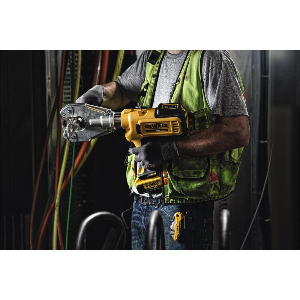 DEWALT 20-Volt MAX Cordless Dieless Cable Crimping Tool With (2) 20-Volt 4.0Ah Batteries, Charger & Case 17 DEWALT 20-Volt MAX Cordless Dieless Cable Crimping Tool With (2) 20-Volt 4.0Ah Batteries, Charger & Case - Image 15