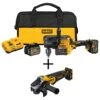 DEWALT FLEXVOLT 60-Volt MAX Cordless Brushless 1/2 In. Stud & Joist Drill, (2) FLEXVOLT 6.0Ah Batteries & Angle Grinder 2 DEWALT FLEXVOLT 60-Volt MAX Cordless Brushless 1/2 In. Stud & Joist Drill, (2) FLEXVOLT 6.0Ah Batteries & Angle Grinder -Tool Discount Store dewalt power tool combo kits dcd460t2w413b 64 1000