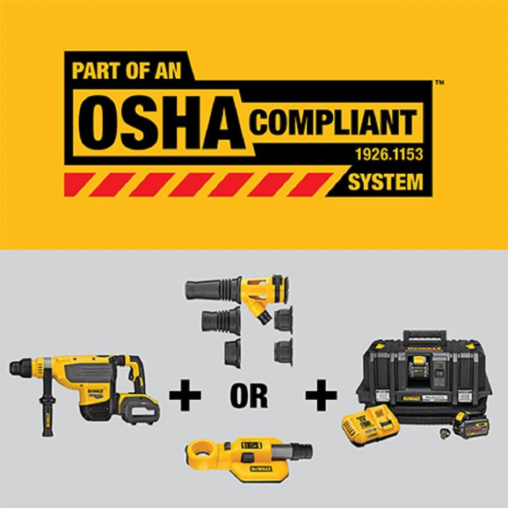 DEWALT FLEXVOLT 60-Volt MAX Brushless 1-7/8 In. SDS MAX Rotary Hammer, (2) FLEXVOLT 9.0Ah Batteries & 1/2 In. Impact Wrench 7 DEWALT FLEXVOLT 60-Volt MAX Brushless 1-7/8 In. SDS MAX Rotary Hammer, (2) FLEXVOLT 9.0Ah Batteries & 1/2 In. Impact Wrench - Image 5