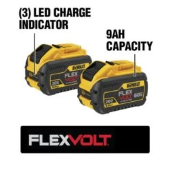 DEWALT FLEXVOLT 60-Volt MAX Brushless 1-7/8 In. SDS MAX Rotary Hammer, (2) FLEXVOLT 9.0Ah Batteries & 1/2 In. Impact Wrench 18 DEWALT FLEXVOLT 60-Volt MAX Brushless 1-7/8 In. SDS MAX Rotary Hammer, (2) FLEXVOLT 9.0Ah Batteries & 1/2 In. Impact Wrench -Tool Discount Store dewalt power tool combo kits dch733x2wdcf899b 40 1000