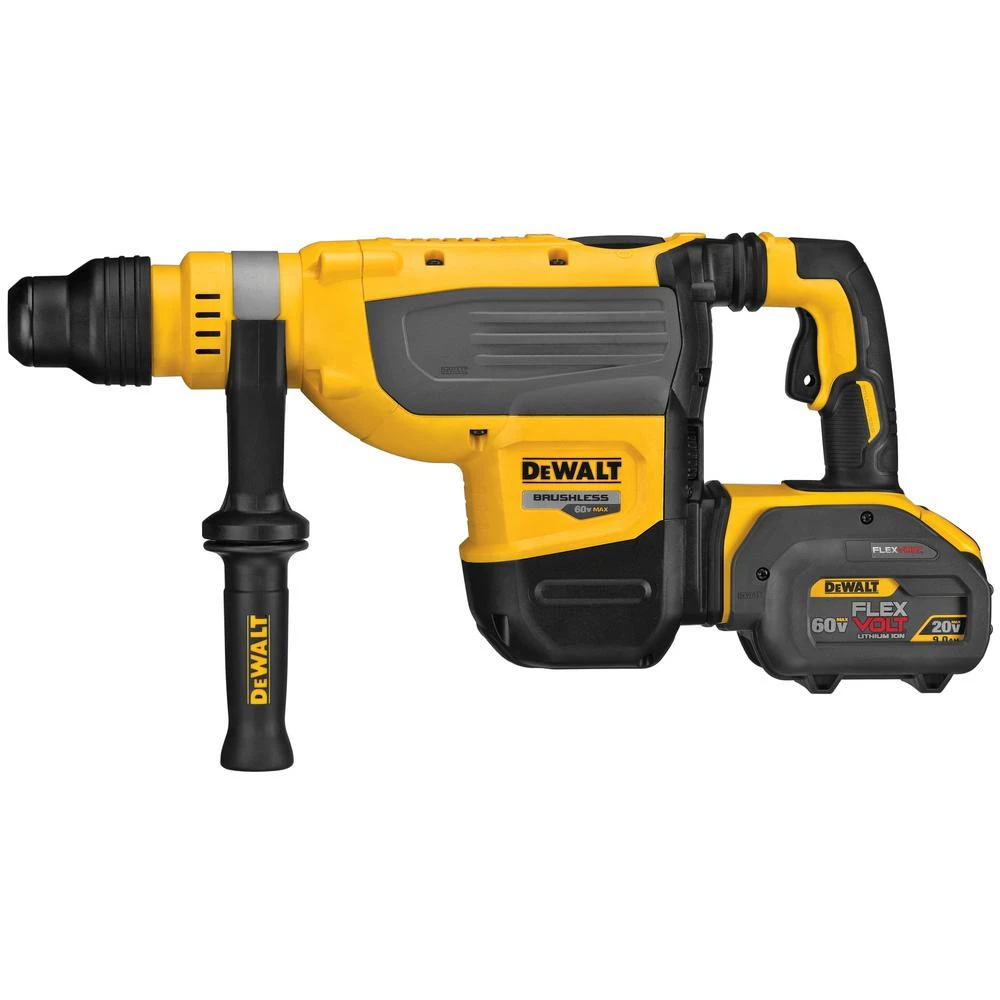 DEWALT FLEXVOLT 60-Volt MAX Brushless 1-7/8 In. SDS MAX Rotary Hammer, (2) FLEXVOLT 9.0Ah Batteries & 1/2 In. Impact Wrench 11 DEWALT FLEXVOLT 60-Volt MAX Brushless 1-7/8 In. SDS MAX Rotary Hammer, (2) FLEXVOLT 9.0Ah Batteries & 1/2 In. Impact Wrench - Image 9