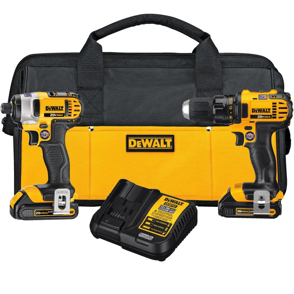 DEWALT 20-Volt MAX Cordless Drill/Impact Combo Kit (2-Tool) With (2) 20-Volt 1.5Ah Batteries, Charger & Reciprocating Saw 10 DEWALT 20-Volt MAX Cordless Drill/Impact Combo Kit (2-Tool) With (2) 20-Volt 1.5Ah Batteries, Charger & Reciprocating Saw - Image 8