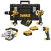 DEWALT 20-Volt MAX Lithium-Ion Cordless Combo Kit (4-Tool), 2Ah Battery, 4Ah Battery, Charger, With Tough System Case 1 DEWALT 20-Volt MAX Lithium-Ion Cordless Combo Kit (4-Tool), 2Ah Battery, 4Ah Battery, Charger, With Tough System Case -Tool Discount Store dewalt power tool combo kits dckts425d1m1 64 1000