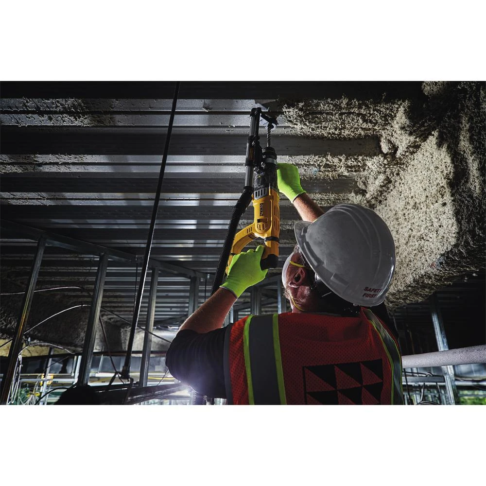 DEWALT 8.5 Amp 1-1/8 In. Corded SDS-plus D-Handle Concrete/Masonry Rotary Hammer Drill Kit 8 DEWALT 8.5 Amp 1-1/8 In. Corded SDS-plus D-Handle Concrete/Masonry Rotary Hammer Drill Kit - Image 6