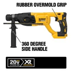 DEWALT 20-Volt MAX Cordless Brushless 1 In. SDS Plus D-Handle Concrete & Masonry Rotary Hammer & (2) 20-Volt 4.0Ah Batteries 17 DEWALT 20-Volt MAX Cordless Brushless 1 In. SDS Plus D-Handle Concrete & Masonry Rotary Hammer & (2) 20-Volt 4.0Ah Batteries -Tool Discount Store dewalt rotary hammers dch133m2 40 1000