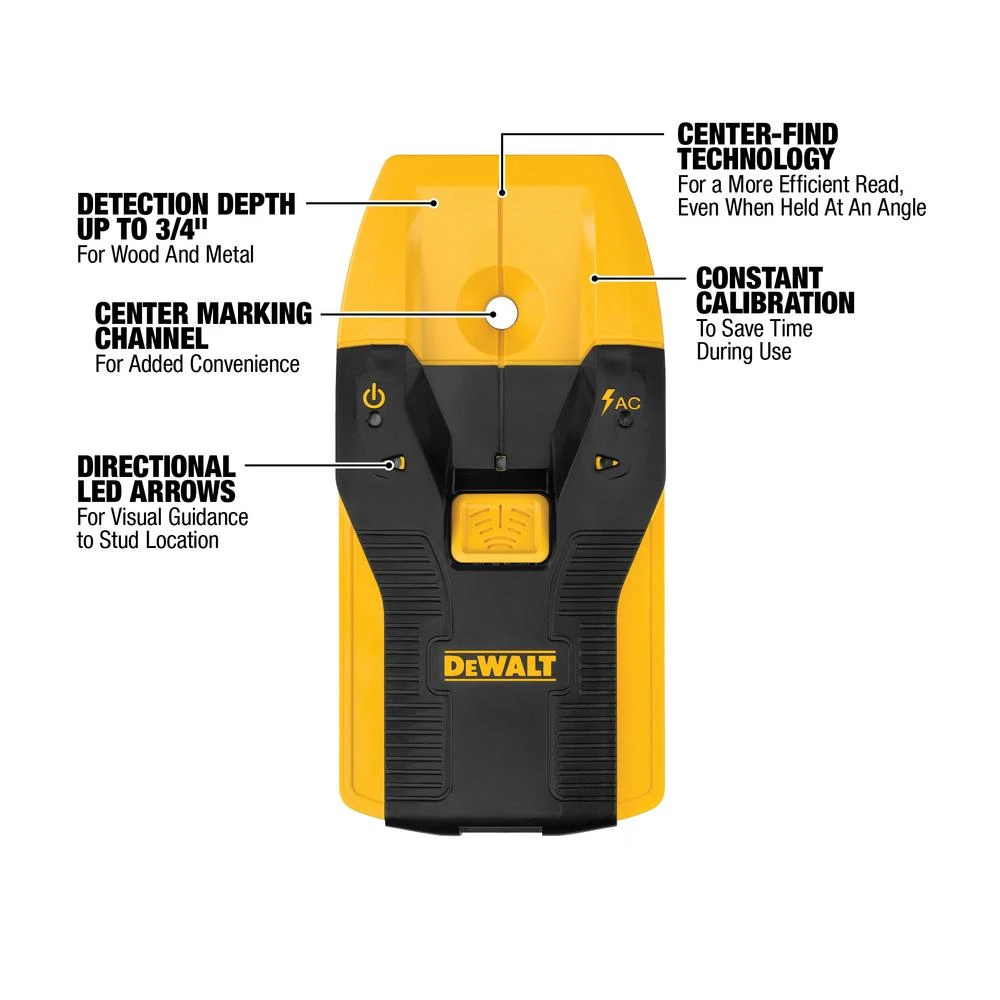 DEWALT 3/4 In. Stud Finder With Bonus 20 Oz. Hammer 4 DEWALT 3/4 In. Stud Finder With Bonus 20 Oz. Hammer - Image 2