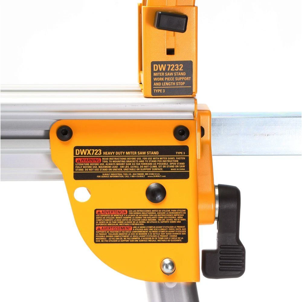 DEWALT 29 Lbs. Heavy Duty Miter Saw Stand With 500 Lbs. Capacity 7 DEWALT 29 Lbs. Heavy Duty Miter Saw Stand With 500 Lbs. Capacity - Image 5